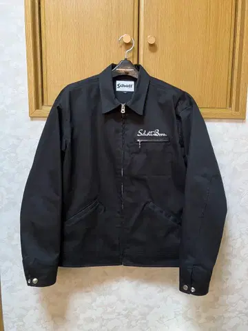 새상품급 Schott TC 워크 자켓 블랙 M