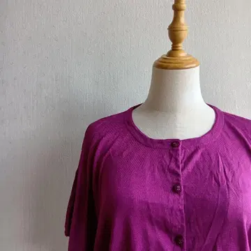 키요코 타카세 가디건 실크 혼방 돌먼 슬리브