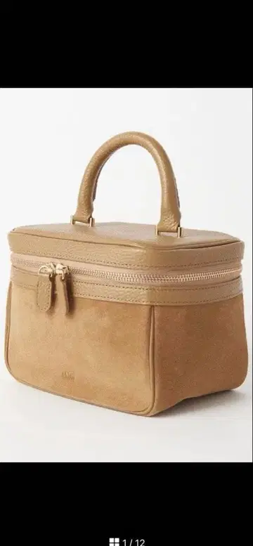 chiiii 베이지 스웨이드 가죽 핸드백 BEAUTY &YOUTH