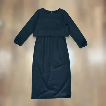 NAN UNIVERSE 블랙 롱 원피스