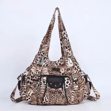 [ 미개봉 새상품 ] 2way 레오파드 무늬 대용량 백