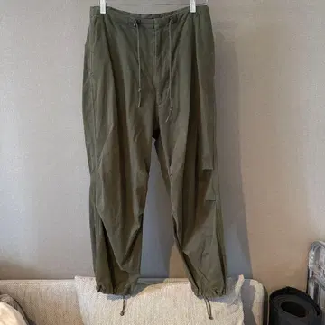 BEAMS 올리브 카고 팬츠 S