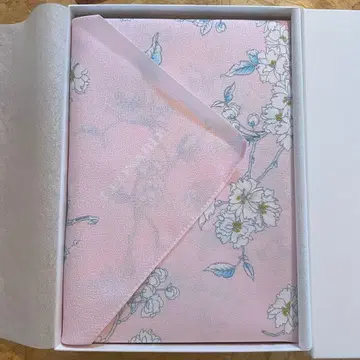 LEONARD 핑크 꽃무늬 스톨