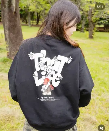 that's life 로고 맨투맨