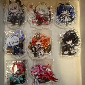 명조 세미 컴프 8개 세트 그라테 미니 아크릴 스탠드