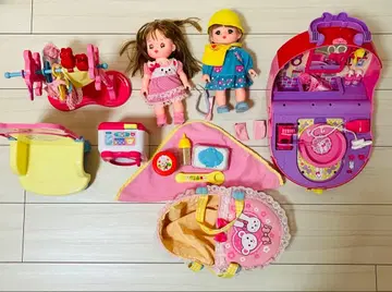 멜짱, 포포짱, 미용실 세트, 세탁 세트, 아기 돌봄 세트