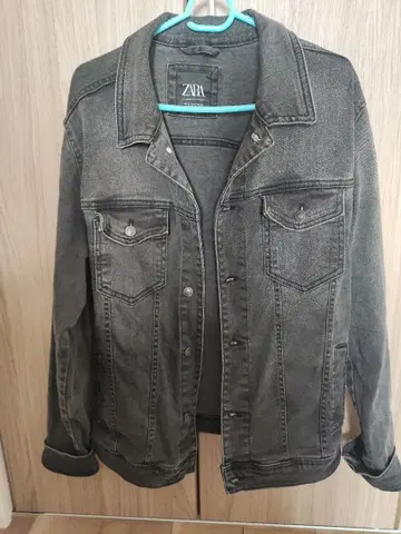 ZARA 2종 세트 다크 그레이 데님 자켓 M