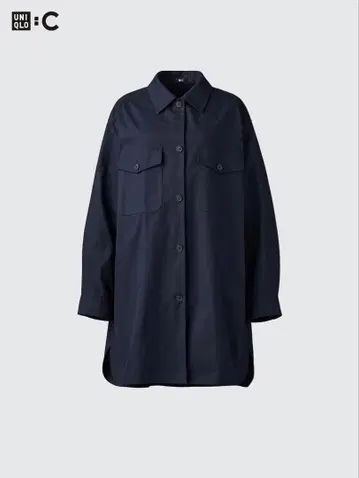 유니클로C 오버사이즈 셔츠 코트