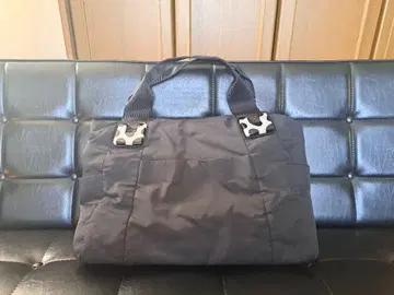 ear PAPILLONNER 경량 발수 수지 부품 대용량 토트 블랙