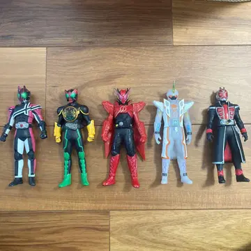 가면라이더 피규어 5체 세트