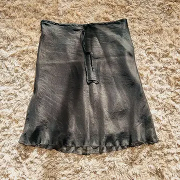 STATE OF THE HEART 블랙 플레어 스커트 S