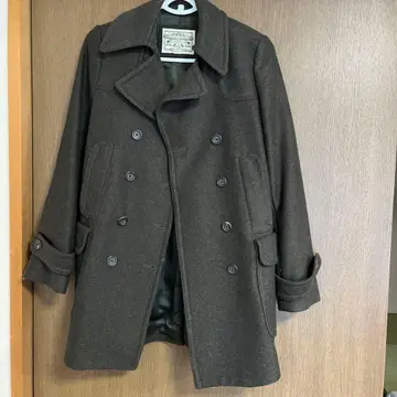 BANANA REPUBLIC 다크 그레이 피 코트