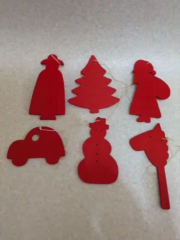 rero사 빨간색 크리스마스 오너먼트 (독일제)