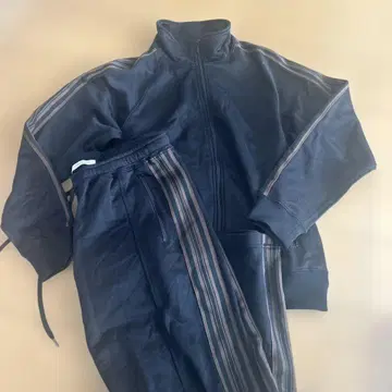 JOURNAL STANDARD 블랙 브라운 스트라이프 저지 남성용