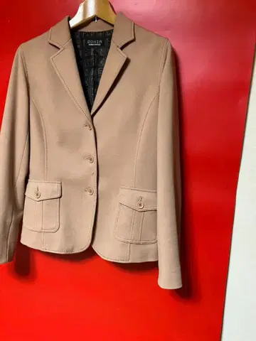 소니아 리키엘 베이지 자켓 스커트 세트 44