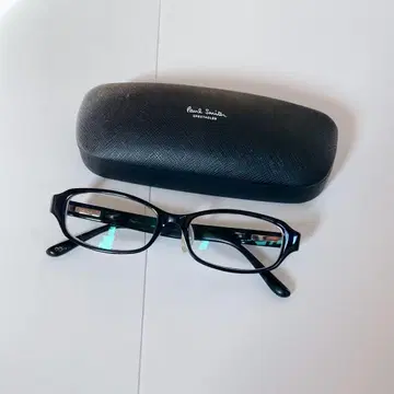 폴 스미스 블랙 프레임 안경 케이스 포함