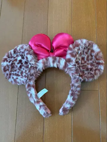 디즈니 미니 머리띠 표범 무늬