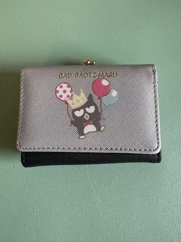 산리오 배드마츠마루 마츠마루 3단 폴더형 지갑 지갑