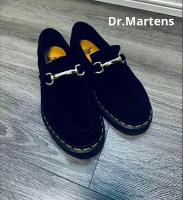 Dr. Martens 닥터마틴 스웨이드 로퍼 UK5 블랙