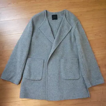 spick&span 울 리버 코트 그레이 36