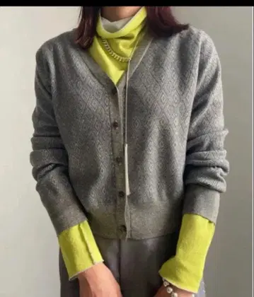 아메리빈티지 시어 긴팔 상의 S 사이즈 라이트 그린