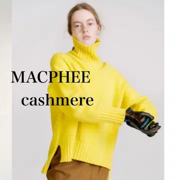 새상품급 맥피 니트 울 캐시미어 하이넥 풀오버