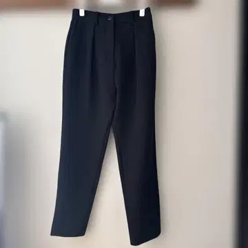 [ WCJ ] 스트레치 턱 슬랙스 BLACK