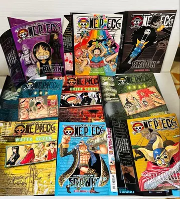 [미사용] ONE PIECE 로그 컬렉션 혜택 북커버 11장 일괄