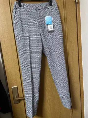 [ 미사용 새상품 ] OFUON 트위드 테이퍼드 팬츠 사이즈 40