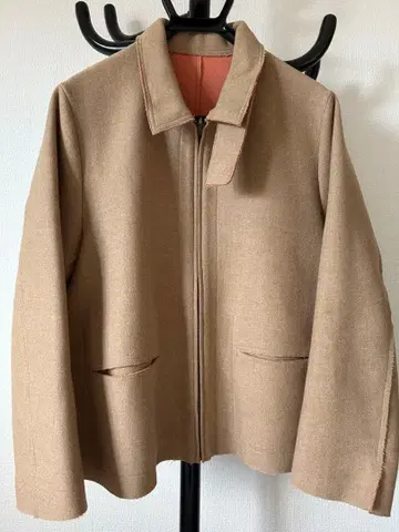 bukht (부크트) 리버서블 자켓 멜톤 코트 블루종