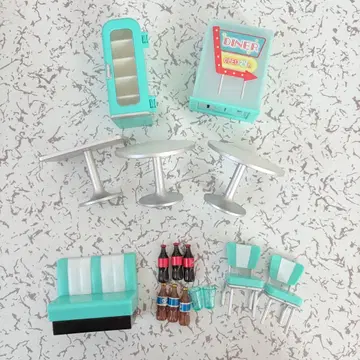 가챠 아메리칸 다이너 민트 컬러 전 5종 컴프