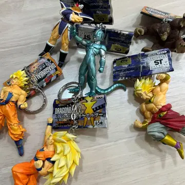 택 포함 드래곤볼 하이퀄리티 키링 6종류 피규어 키링