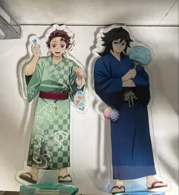 귀멸의 칼날 남코 아크릴 플레이트 토미오카 기유 카마도 탄지로