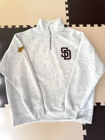 [릴룸] 하프 지퍼 맨투맨