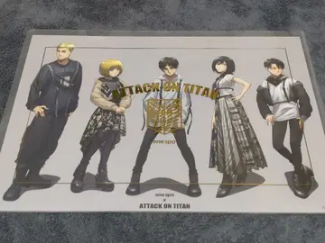 one spo A4 포스터 클리어 파일 진격의 거인 리바이 엘빈