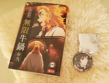 새상품 귀멸의 칼날 토미오카 기유 캔뱃지 카키야스 육류 노포