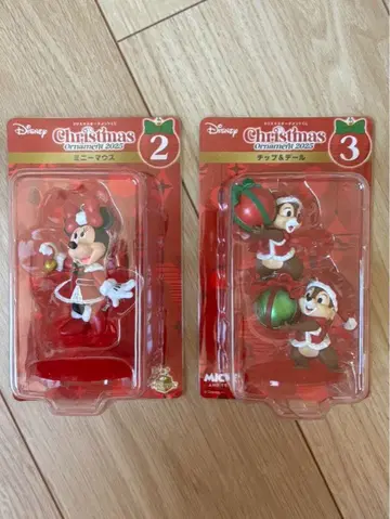 Happy 복권 디즈니 크리스마스 오너먼트 2025 미니 칩과 데일