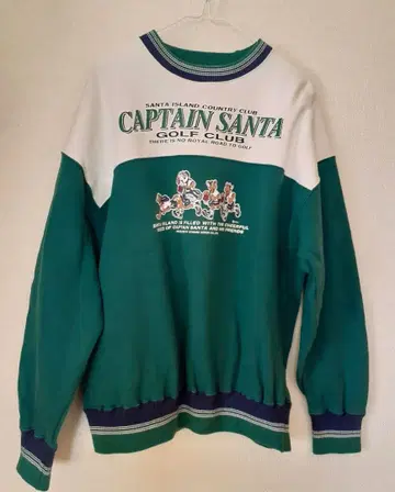 레어 캡틴 산타 트레이닝복 L 그린