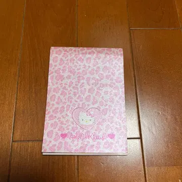 헬로키티 산리오 레오파드 무늬 노트 메모장 헤이세이 레트로
