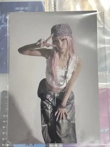 KISS OF LIFE 키오프 하늘 타워 레코드 엽서