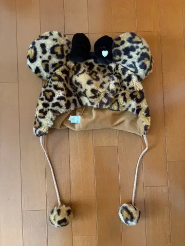 디즈니 팬캡 표범 무늬