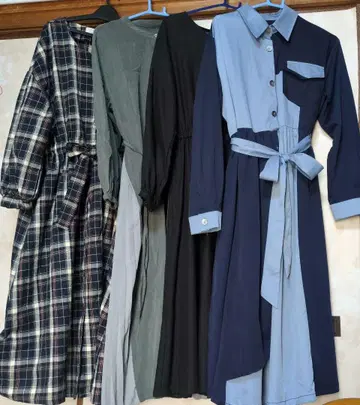 여성용 원피스 4세트