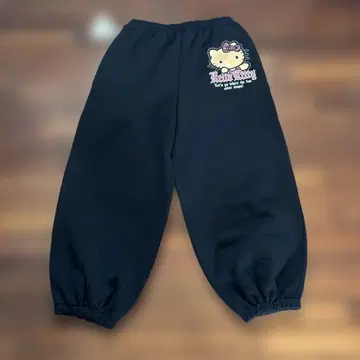헬로 키티 속기모 조거 팬츠 블랙 3L 아베일