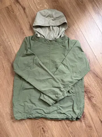 REMILLA 레미라 나일론 풀오버 후드티 후드 탈부착 가능 사이즈