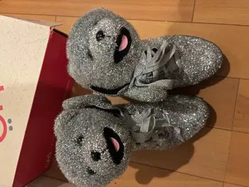 [ 한정판 ] 실버 글리터 스니커즈