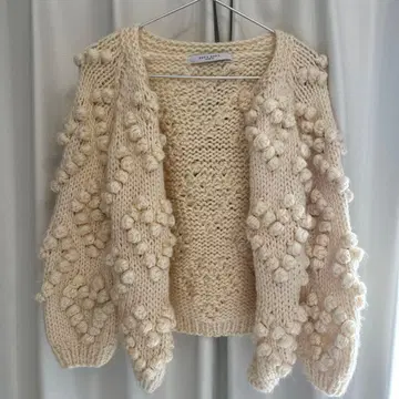 MARIA MARFA 폼폼 니트 가디건