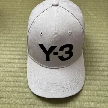 Y-3 화이트 로고 캡