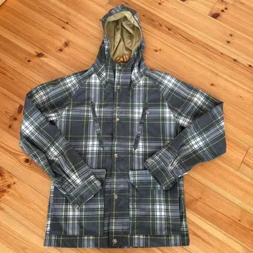 THE NORTH FACE 퍼플 라벨 마운틴 후드티 체크 무늬