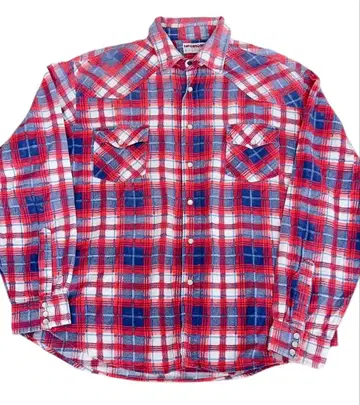 80s MCGERGOR BAGPIPER 프린트 플란넬 셔츠