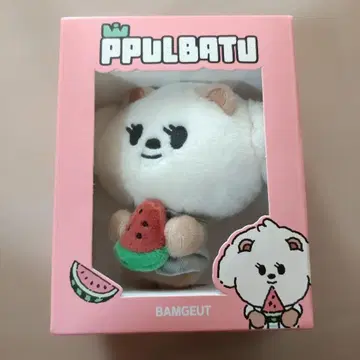 PPULBATU BAMGEUT 봉제 인형 키링 바움굿